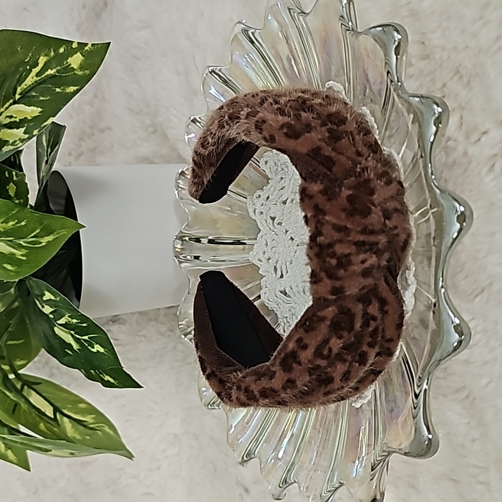 Leopard Print Knot Headband